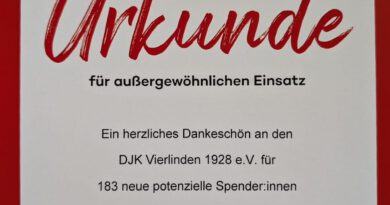 DKMS Spendenaktion der DJK